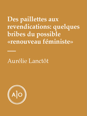 cover image of Des paillettes aux revendications